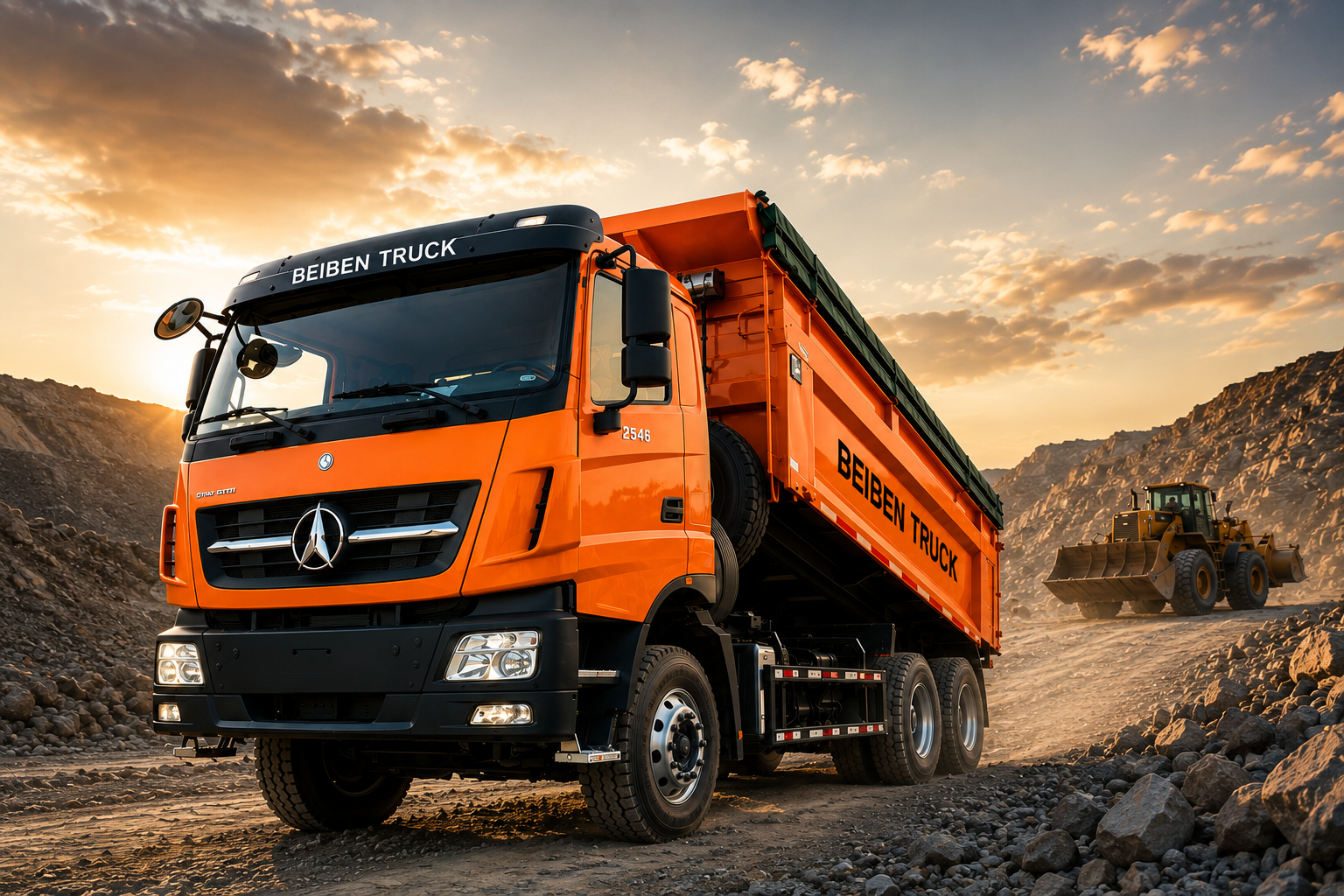 BEIBEN TRUCK Camión Tolva BEIBEN 2546 6x4 – 460 HP – 14 m³