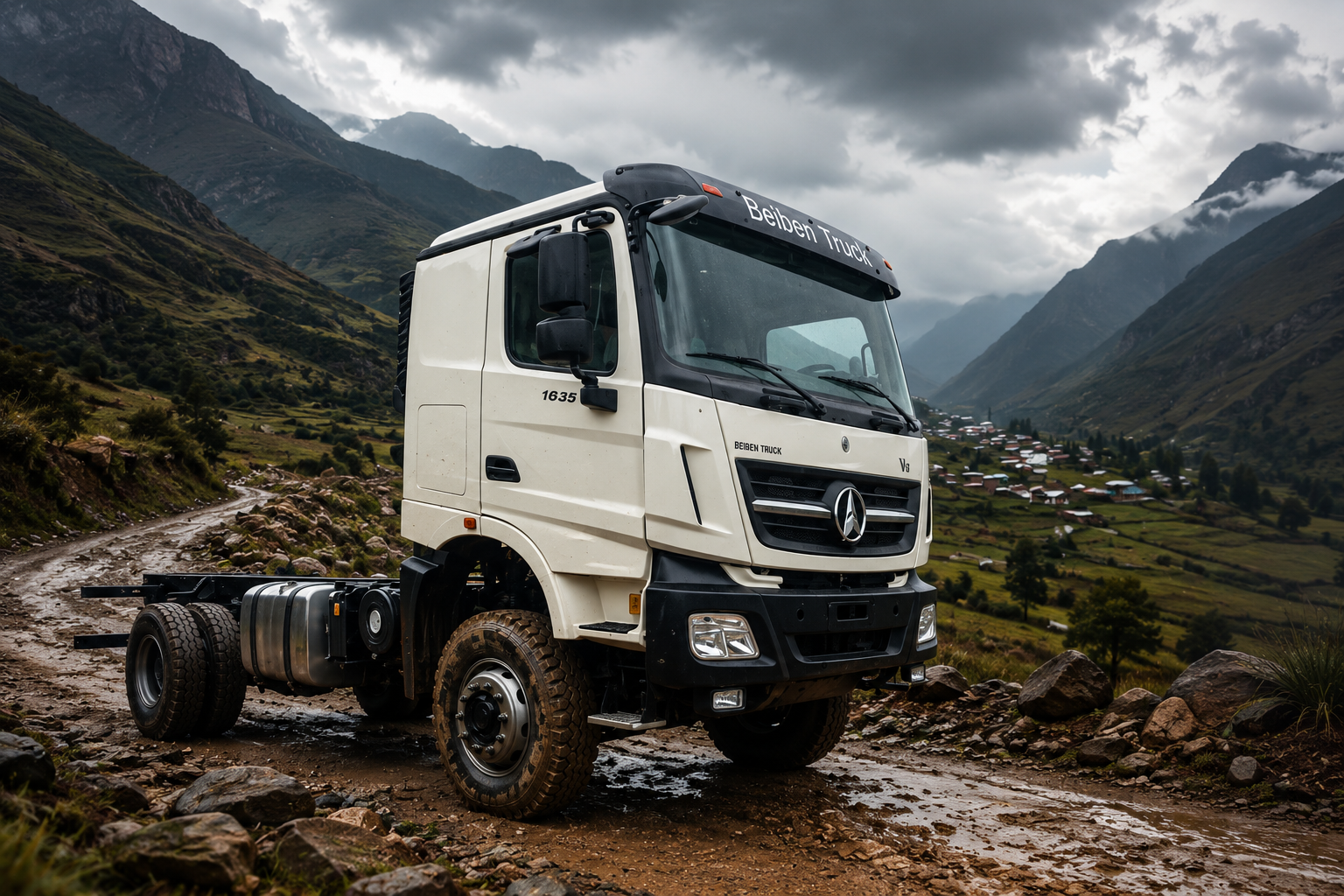 BEIBEN TRUCK Camión Chasis BEIBEN 1635 4x4 – 350 HP